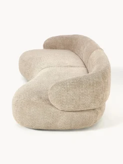 Sofás 3 Plazas|Sofás></noscript>Westwing Collection Sofá de borreguillo bouclé Alba (4 plazas) Borreguillo bouclé beige
