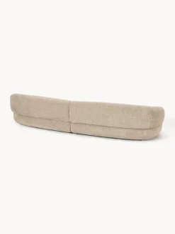 Sofás 3 Plazas|Sofás></noscript>Westwing Collection Sofá de borreguillo bouclé Alba (4 plazas) Borreguillo bouclé beige