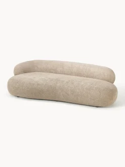 Sofás 3 Plazas|Sofás></noscript>Westwing Collection Sofá de borreguillo bouclé Alba (3 plazas) Borreguillo bouclé beige