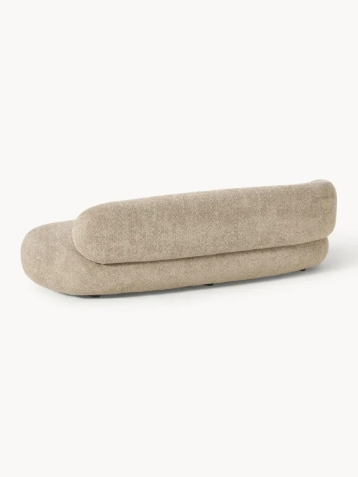 Sofás 3 Plazas|Sofás>Westwing Collection Sofá de borreguillo bouclé Alba (3 plazas) Borreguillo bouclé beige