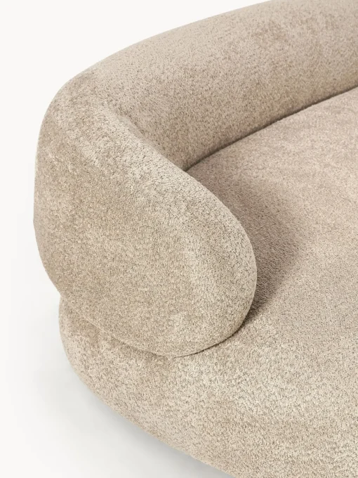 Sofás 3 Plazas|Sofás>Westwing Collection Sofá de borreguillo bouclé Alba (3 plazas) Borreguillo bouclé beige
