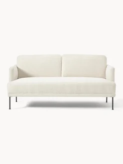 Sofás 2 Plazas|Sofás>Westwing Collection Sofá de borreguillo Fluente (2 plazas) Borreguillo blanco Off White