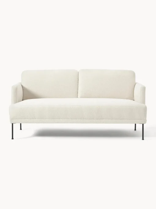Sofás 2 Plazas|Sofás>Westwing Collection Sofá de borreguillo Fluente (2 plazas) Borreguillo blanco Off White