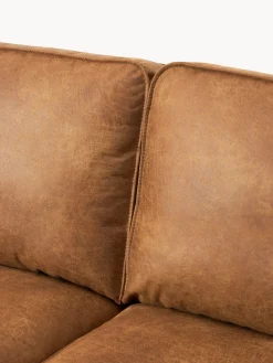 Outlet Sofá de cuero reciclado Hunter (3 plazas) Sofás 3 Plazas|Sofás