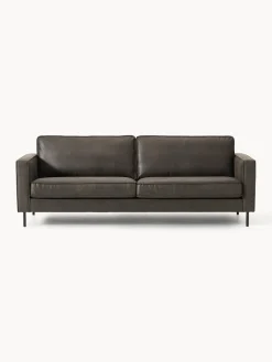 Sofás 3 Plazas|Sofás>Westwing Collection Sofá de cuero reciclado Hunter (3 plazas) Cuero taupe