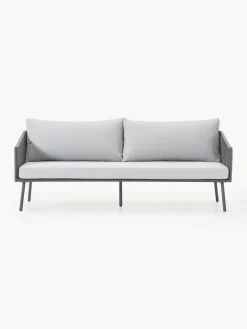 Sofás De Exterior|Sofás De Exterior>Westwing Collection Sofá de jardín Malo (3 plazas) Gris claro, gris