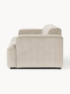 Sofás 3 Plazas|Sofás></noscript>Westwing Collection Sofá de pana Melva (3 plazas) Pana beige claro