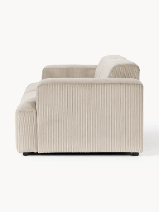 Sofás 3 Plazas|Sofás>Westwing Collection Sofá de pana Melva (3 plazas) Pana beige claro