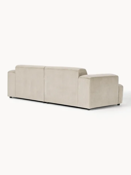 Sofás 3 Plazas|Sofás>Westwing Collection Sofá de pana Melva (3 plazas) Pana beige claro