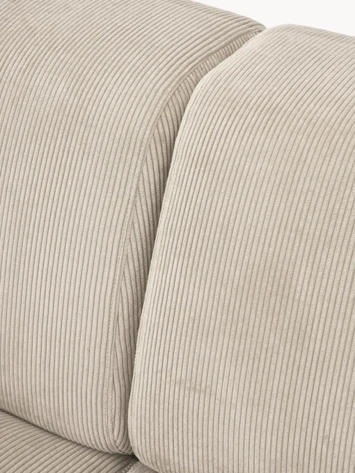 Sofás 3 Plazas|Sofás>Westwing Collection Sofá de pana Melva (3 plazas) Pana beige claro