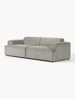 Sofás 3 Plazas|Sofás></noscript>Westwing Collection Sofá de pana Melva (3 plazas) Pana gris