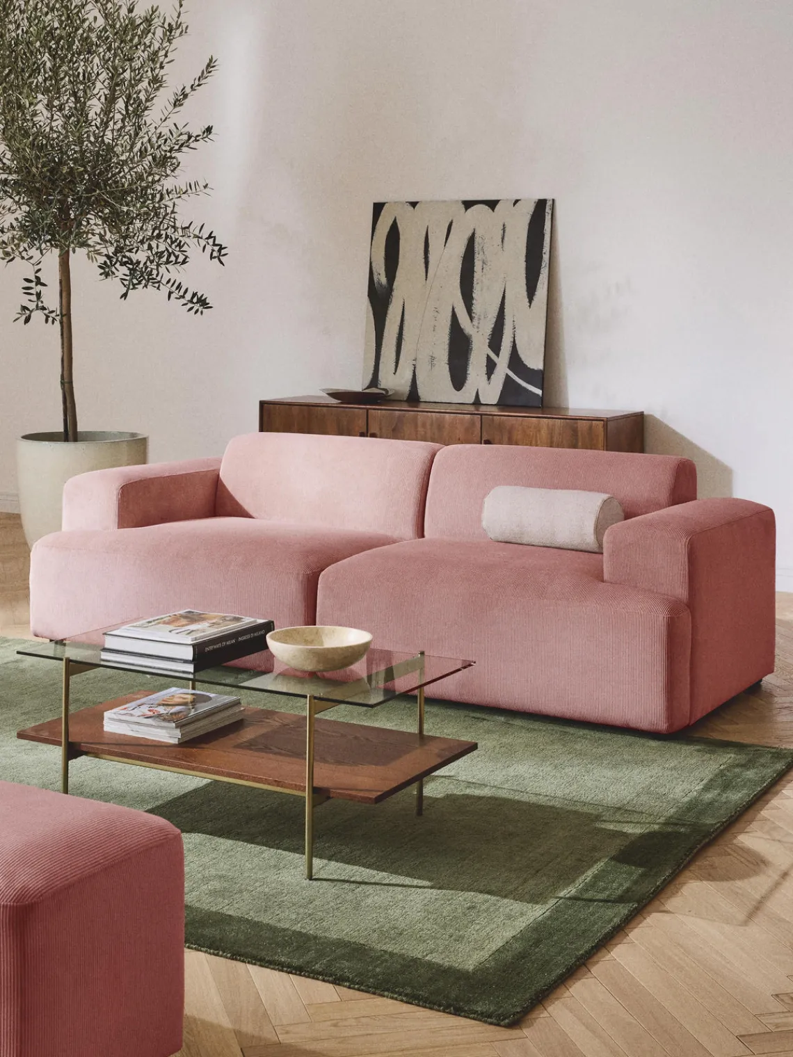 Hot Sofá de pana Melva (2 plazas) Sofás 2 Plazas|Sofás