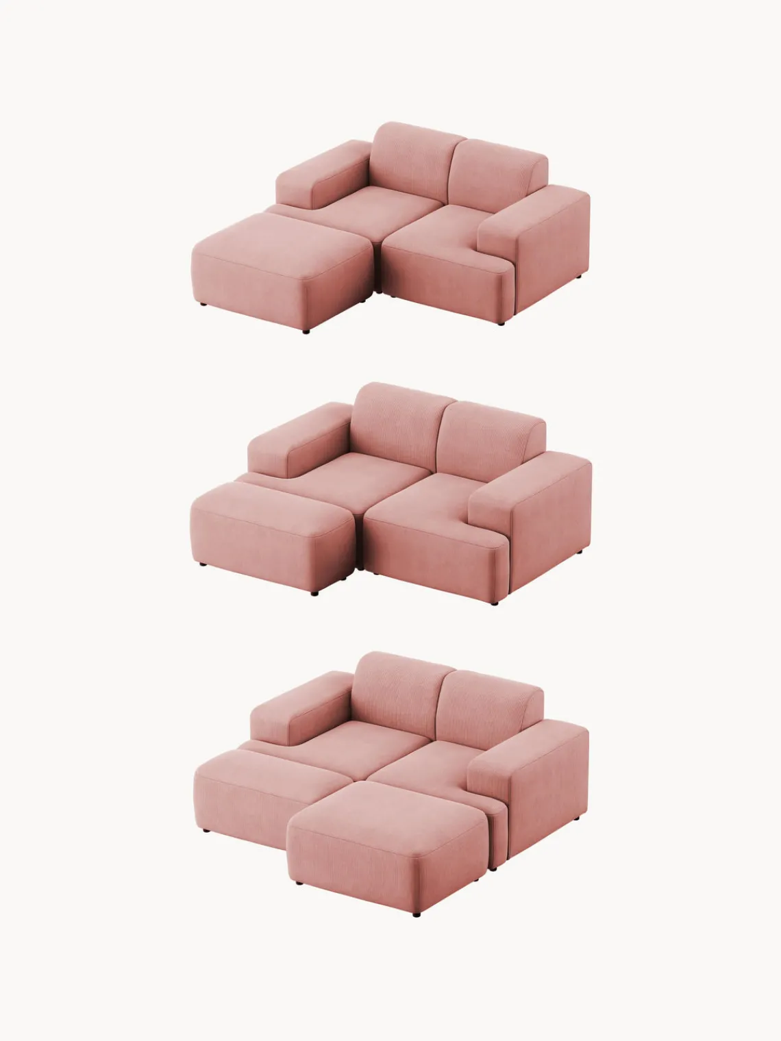 Hot Sofá de pana Melva (2 plazas) Sofás 2 Plazas|Sofás