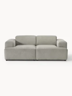 Sofás 2 Plazas|Sofás>Westwing Collection Sofá de pana Melva (2 plazas) Pana gris