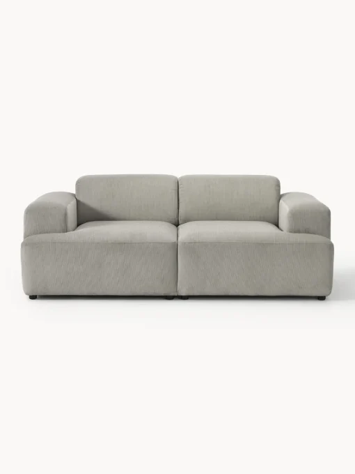 Sofás 2 Plazas|Sofás>Westwing Collection Sofá de pana Melva (2 plazas) Pana gris
