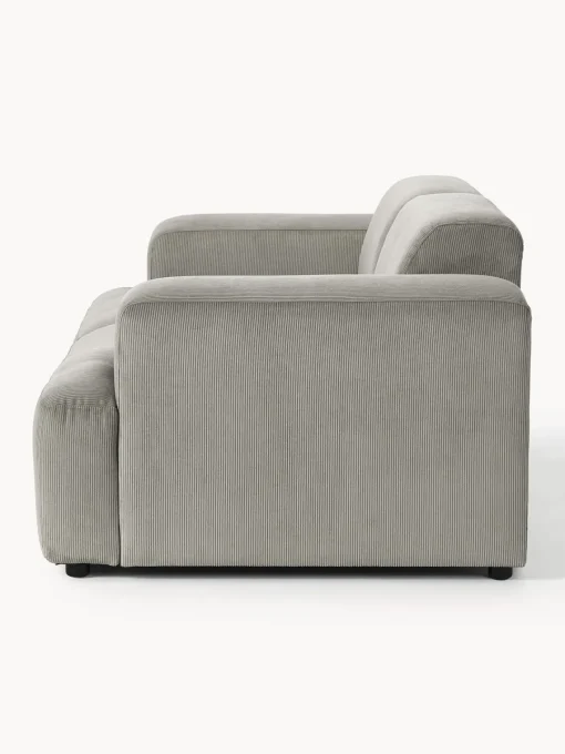 Sofás 2 Plazas|Sofás>Westwing Collection Sofá de pana Melva (2 plazas) Pana gris