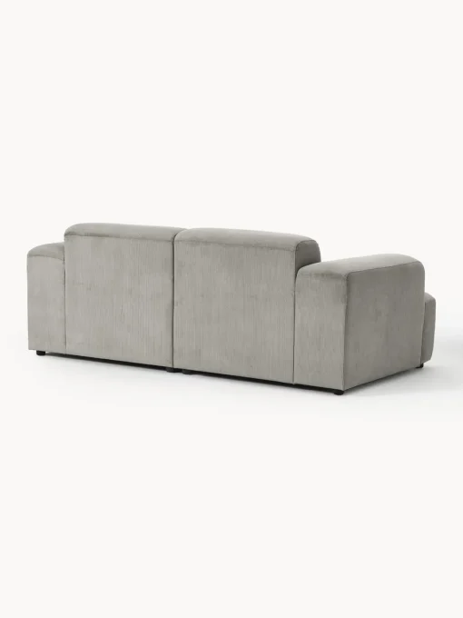 Sofás 2 Plazas|Sofás>Westwing Collection Sofá de pana Melva (2 plazas) Pana gris