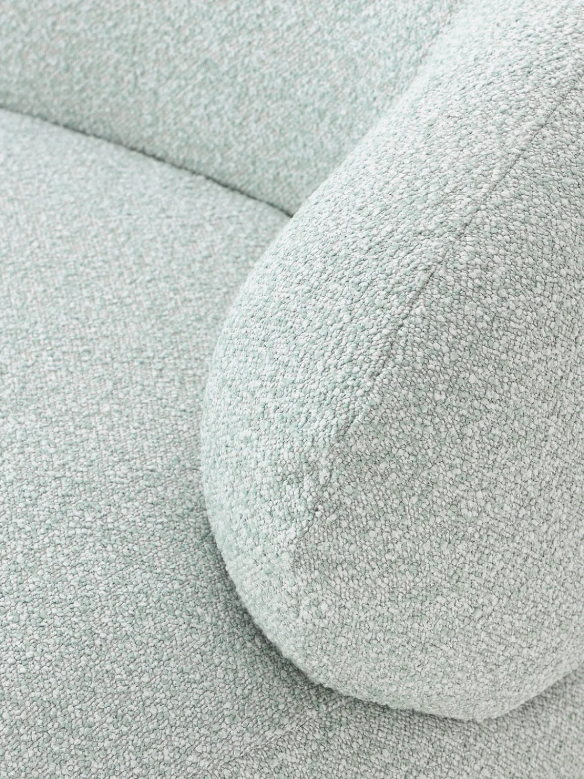 Outlet Sofá en tejido bouclé Alba (4 plazas) Sofás 3 Plazas|Sofás