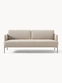 Sofás 3 Plazas|Sofás>Westwing Collection Sofá Fluente (3 plazas) Tejido beige