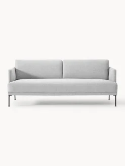 Sofás 3 Plazas|Sofás>Westwing Collection Sofá Fluente (3 plazas) Tejido gris