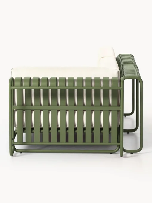 Sofás De Exterior|Sofás De Exterior>Westwing Collection Sofá lounge modular para exterior Caio Off White, verde oliva