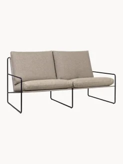 Sofás De Exterior|Sofás De Exterior></noscript>Ferm Living Sofá lounge para exterior Desert (2 plazas) Tejido greige, negro