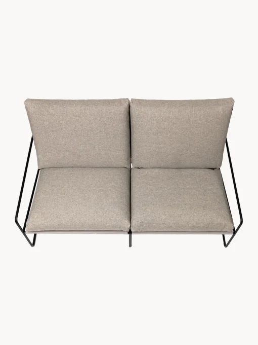 Sofás De Exterior|Sofás De Exterior>Ferm Living Sofá lounge para exterior Desert (2 plazas) Tejido greige, negro