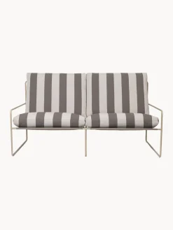 Sofás De Exterior|Sofás De Exterior>Ferm Living Sofá lounge para exterior Desert (2 plazas) Tejido blanco Off White, taupe, blanco crema