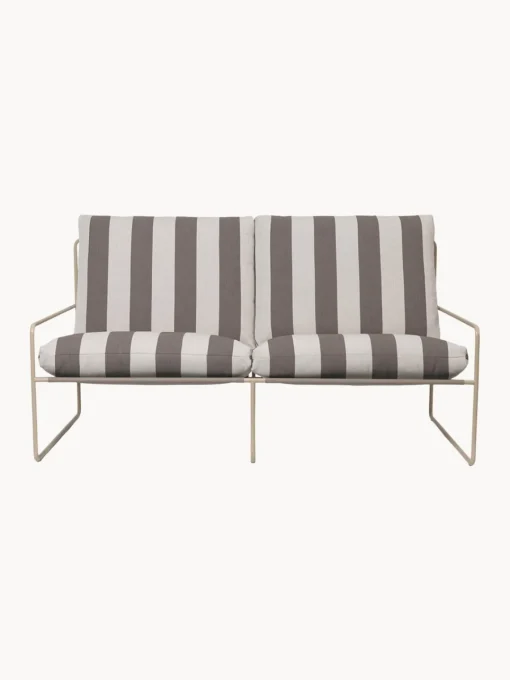 Sofás De Exterior|Sofás De Exterior>Ferm Living Sofá lounge para exterior Desert (2 plazas) Tejido blanco Off White, taupe, blanco crema