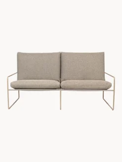 Sofás De Exterior|Sofás De Exterior>Ferm Living Sofá lounge para exterior Desert (2 plazas) Tejido greige, blanco crema