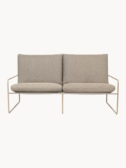 Sofás De Exterior|Sofás De Exterior>Ferm Living Sofá lounge para exterior Desert (2 plazas) Tejido greige, blanco crema
