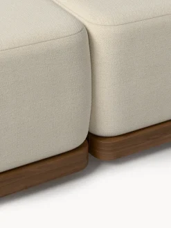 New Sofá lounge para exterior de madera de acacia Matheus (2 plazas) Sofás De Exterior|Sofás De Exterior