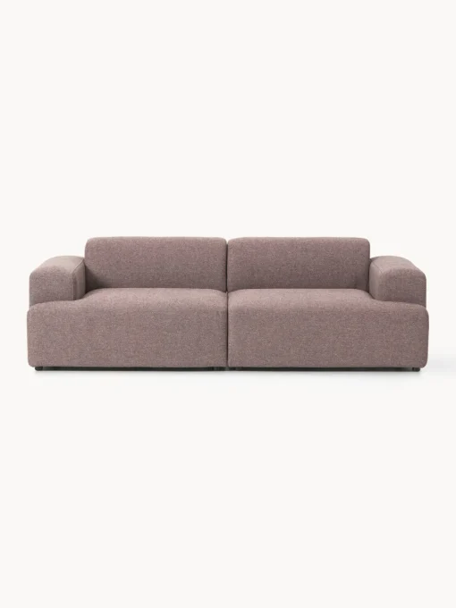 Sofás 3 Plazas|Sofás>Westwing Collection Sofá Melva (3 plazas) Tejido rosa palo