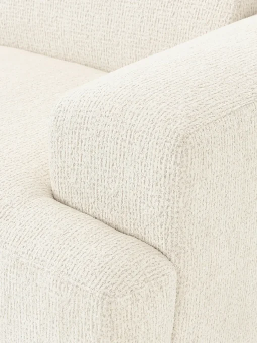 Sofás 3 Plazas|Sofás>Westwing Collection Sofá Melva (3 plazas) Chenilla Off White
