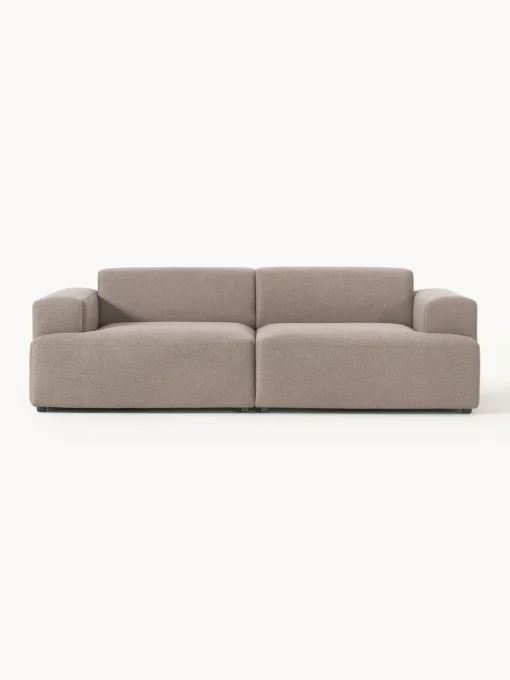 Sofás 3 Plazas|Sofás>Westwing Collection Sofá Melva (3 plazas) Tejido taupe