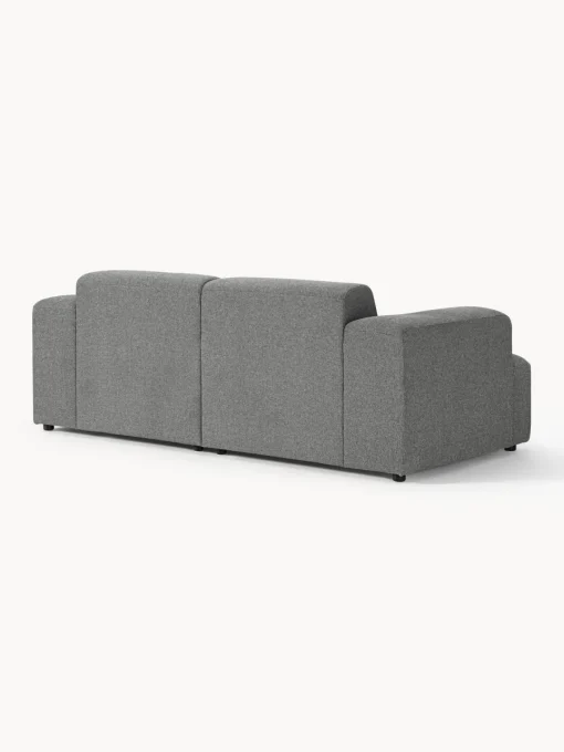 Sofás 2 Plazas|Sofás>Westwing Collection Sofá Melva (2 plazas) Tejido grueso gris oscuro