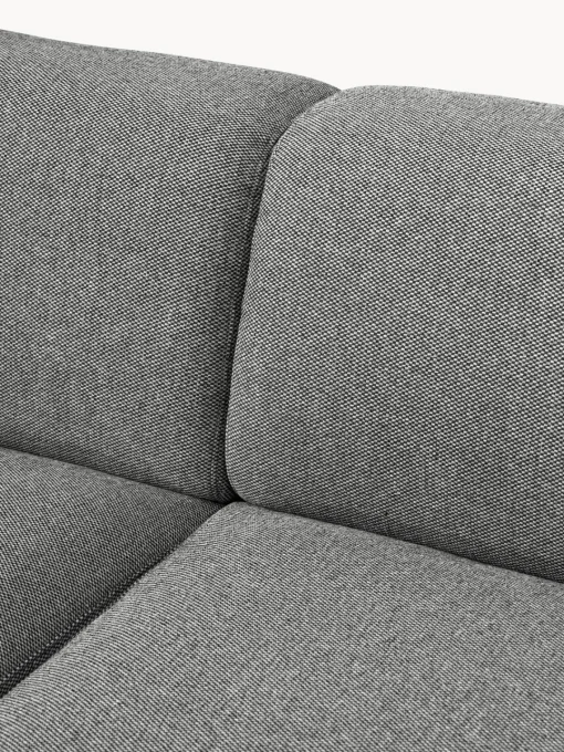 Sofás 2 Plazas|Sofás>Westwing Collection Sofá Melva (2 plazas) Tejido grueso gris oscuro