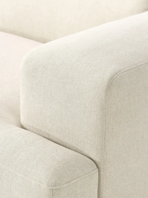 Sofás 2 Plazas|Sofás>Westwing Collection Sofá Melva (2 plazas) Tejido blanco Off White