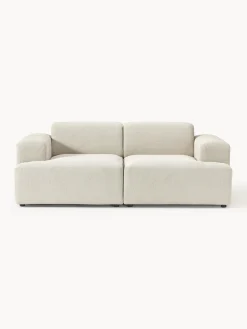 Sofás 2 Plazas|Sofás>Westwing Collection Sofá Melva (2 plazas) Tejido grueso beige claro