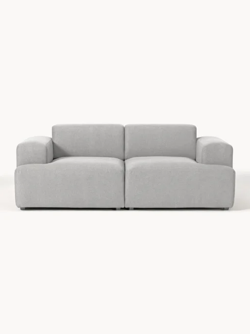 Sofás 2 Plazas|Sofás>Westwing Collection Sofá Melva (2 plazas) Tejido gris claro