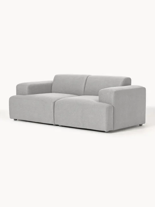 Sofás 2 Plazas|Sofás>Westwing Collection Sofá Melva (2 plazas) Tejido gris claro