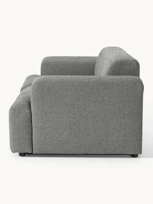 Sofás 3 Plazas|Sofás>Westwing Collection Sofá Melva (3 plazas) Tejido grueso gris oscuro