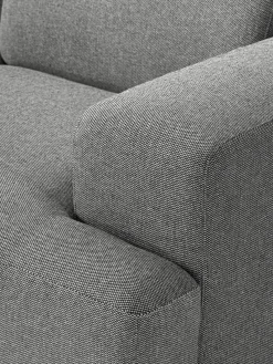 Sofás 3 Plazas|Sofás></noscript>Westwing Collection Sofá Melva (3 plazas) Tejido grueso gris oscuro