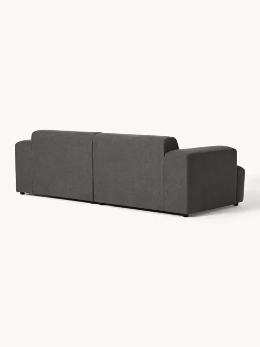 Sofás 3 Plazas|Sofás>Westwing Collection Sofá Melva (3 plazas) Tejido gris antracita