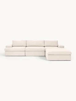Sale Sofá modular con reposapiés izquierdo/derecho Russell (4 plazas), desenfundable Sofás Rinconeras|Sofás
