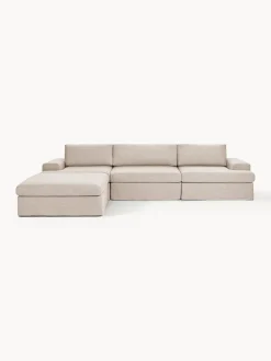 Sale Sofá modular con reposapiés izquierdo/derecho Russell (4 plazas), desenfundable Sofás Rinconeras|Sofás