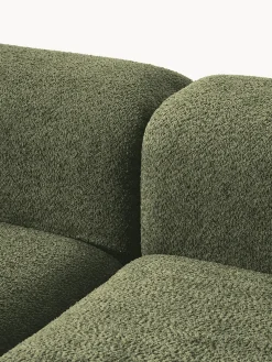 New Sofá modular con reposapiés de borreguillo bouclé Natalie (3 plazas) Sofás Rinconeras|Sofás