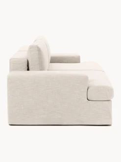 Sofás 3 Plazas|Sofás></noscript>Westwing Collection Sofá modular con tapizado desenfundable Russell (3 plazas) Tejido beige claro jaspeado