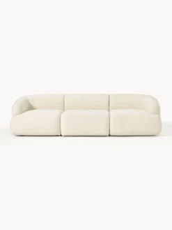 Sofás 3 Plazas|Sofás>Westwing Collection Sofá modular de borreguillo Sofia (3 plazas) Borreguillo blanco Off White
