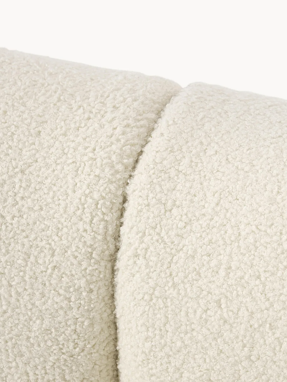 Sofás 2 Plazas|Sofás>Westwing Collection Sofá modular de borreguillo Sofia (2 plazas) Borreguillo blanco Off White